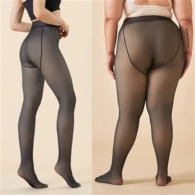 Téli meleg hamis áttetsző leggings